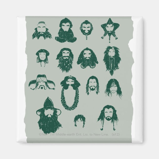 THORIN OAKENSHIELD™ and Company Hair Magnet (Front)