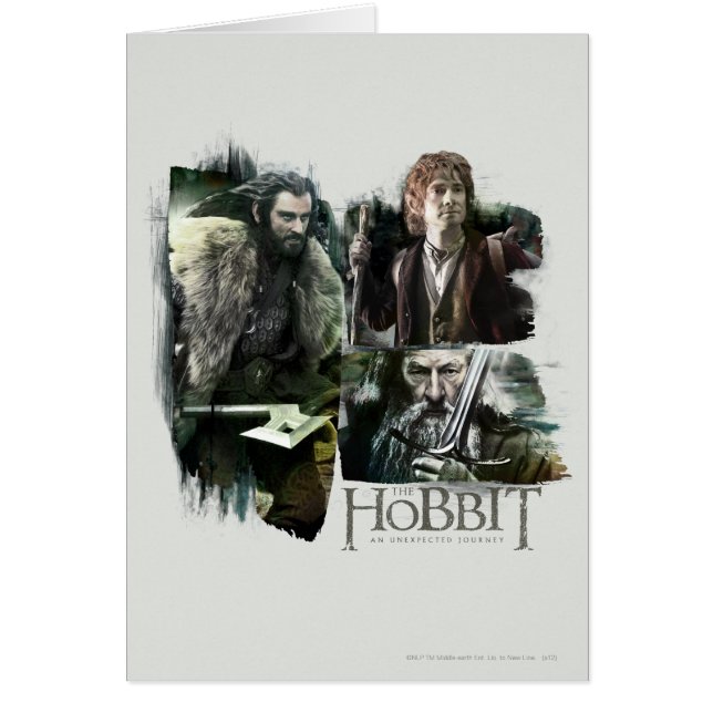 THORIN OAKENSHIELD™, BILBO BAGGINS™, & Gandalf Art (Front)