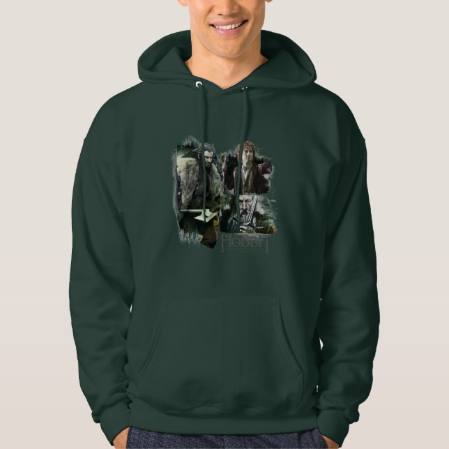 THORIN OAKENSHIELD™, BILBO BAGGINS™, & Gandalf Art Hoodie (Front)
