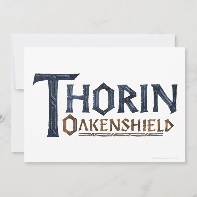 THORIN OAKENSHIELD™ Logo Blue (Front)
