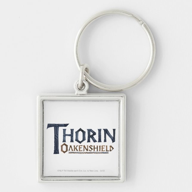 THORIN OAKENSHIELD™ Logo Blue Key Ring (Front)