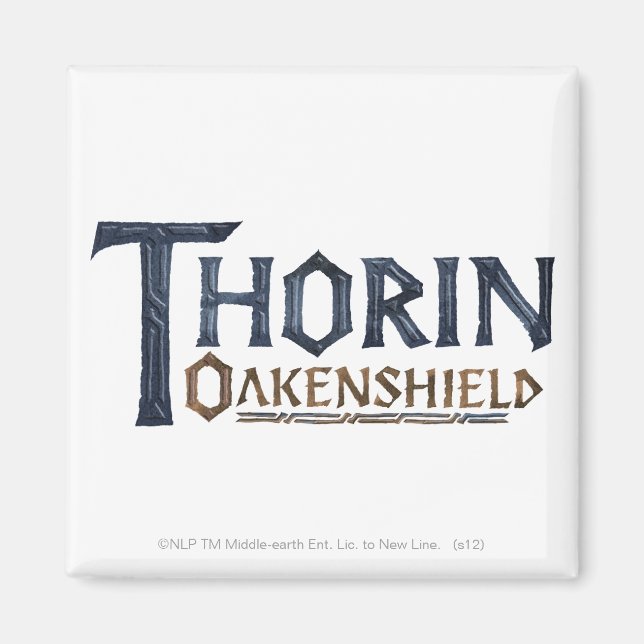 THORIN OAKENSHIELD™ Logo Blue Magnet (Front)