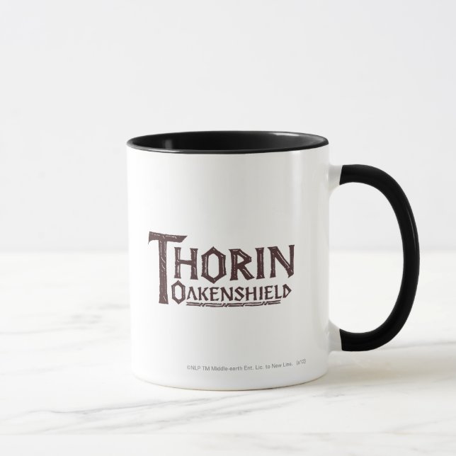 THORIN OAKENSHIELD™ Logo Brown Mug (Right)