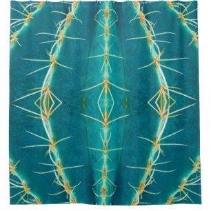 Thorn cactus background,abstract texture pattern f shower curtain