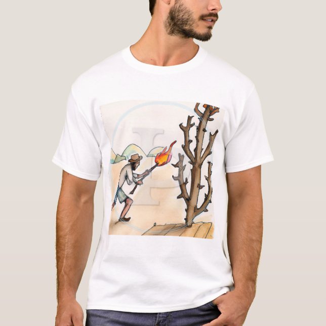 Thorn Rune Art ᚦ | Anglo-Saxon Viking Runic T-Shirt (Front)