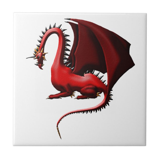Thorn, the Red Dragon Tile (Front)