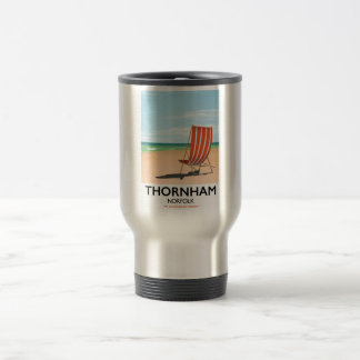 Thornham Norfolk seaside travel poster. Mug
