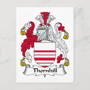 Thornhill Family Crest Postcard