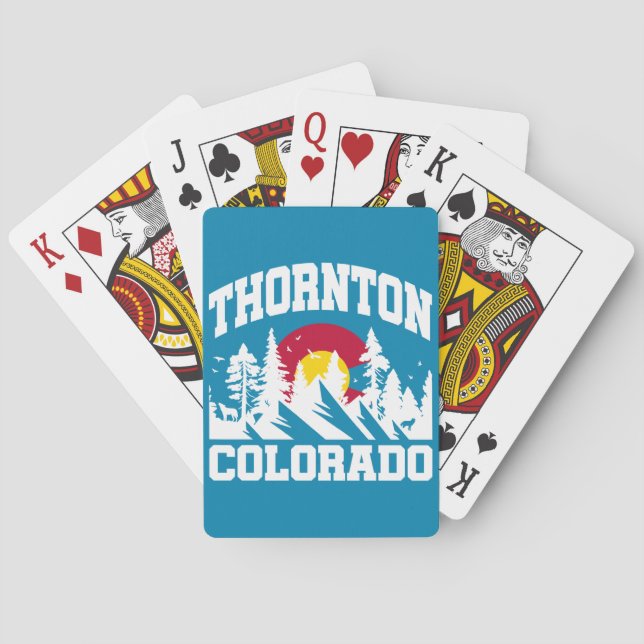 Thornton,Colorado Playing Cards (Back)