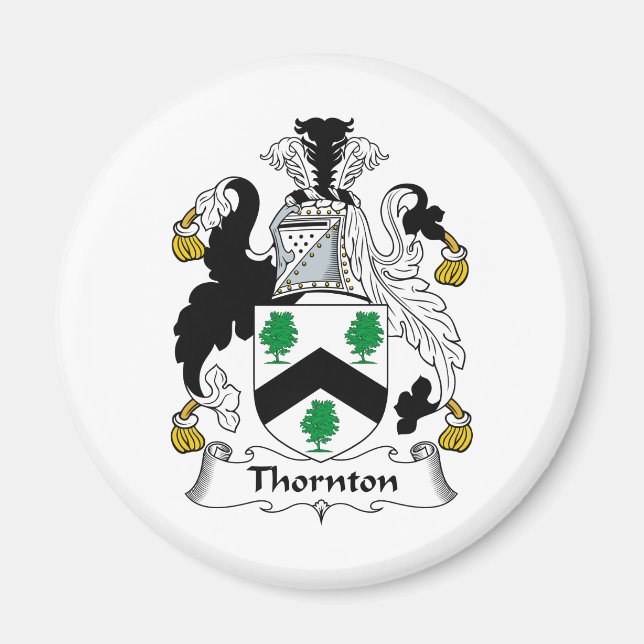 Thornton Family Crest Magnet (Front)