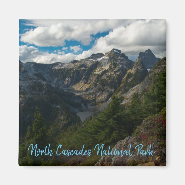 Thornton Lakes View, North Cascades National Park Magnet (Front)