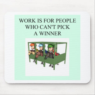 thorough bred horse racing design mouse mat