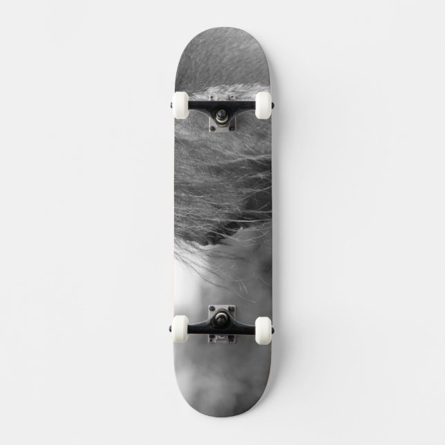 thoroughbred b/w skateboard (Front)