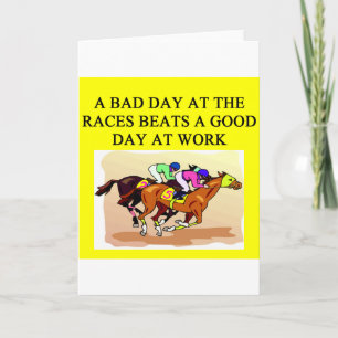 thoroughbred horse racing card