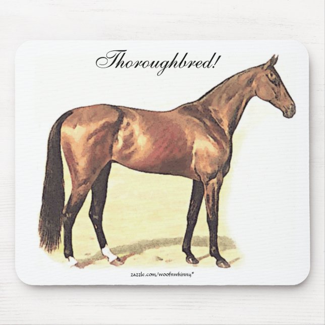 Thoroughbred Mouse Mat (Front)