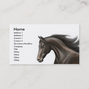 Thoroughbred Profile Card