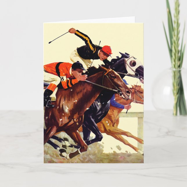 Thoroughbred Race Card (Front)