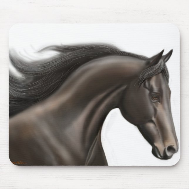 Thoroughbred Race Horse Mousepad (Front)