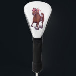 Thoroughbred Race Horse Wins Golf Head Cover<br><div class="desc">Thoroughbred Seabiscuit Classic Race Horse Wins action filled race with fearsome competitor War Admiral in a painting of the 1938 Match Race by Daniel Fishback. This race was said to be the most important horse race of the 20th Century. Jockey riding this beautiful horse at Baltimore’s Pimlico Race Course beats...</div>