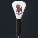 Thoroughbred Race Horse Wins Golf Head Cover<br><div class="desc">Thoroughbred Seabiscuit Classic Race Horse Wins action filled race with fearsome competitor War Admiral in a painting of the 1938 Match Race by Daniel Fishback. This race was said to be the most important horse race of the 20th Century. Jockey riding this beautiful horse at Baltimore’s Pimlico Race Course beats...</div>