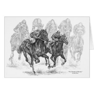 Thoroughbred Race Horses Art by Kelli Swan