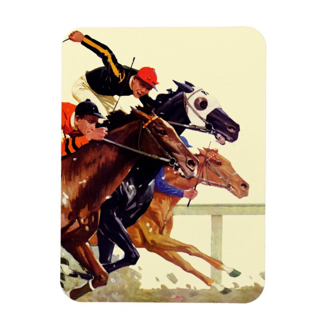 Thoroughbred Race Magnet (Vertical)