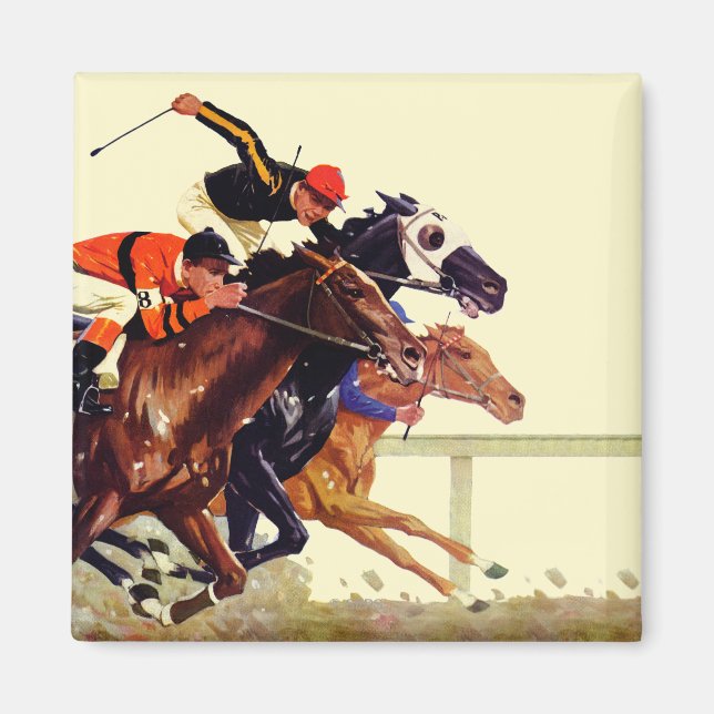 Thoroughbred Race Magnet (Front)