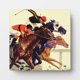 Thoroughbred Race Plaque