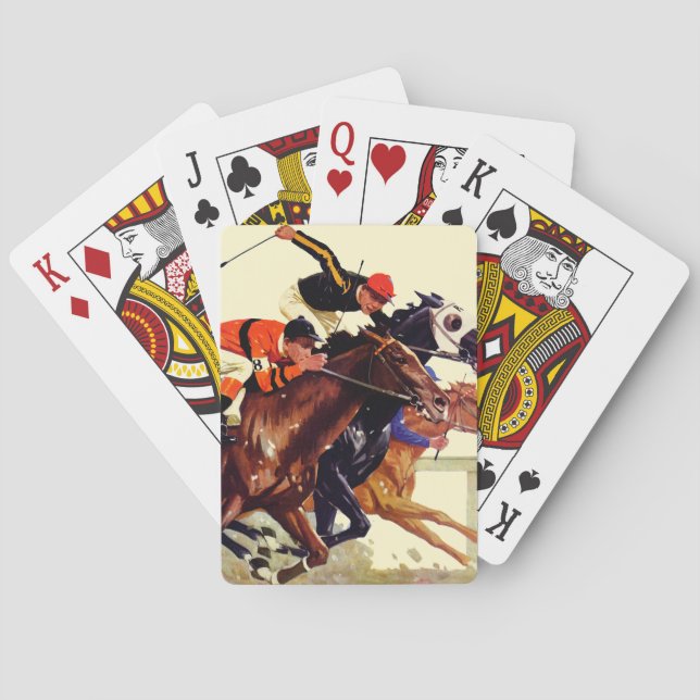 Thoroughbred Race Playing Cards (Back)
