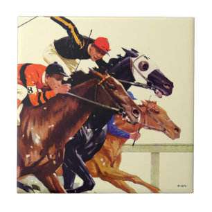 Thoroughbred Race Tile