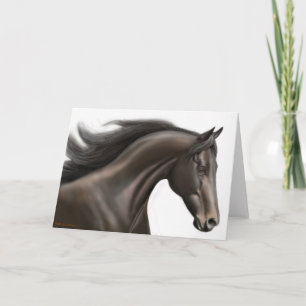 Thoroughbred Racehorse Card