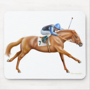 Thoroughbred Racehorse Mousepad