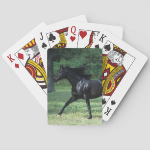 Thoroughbred Running Playing Cards