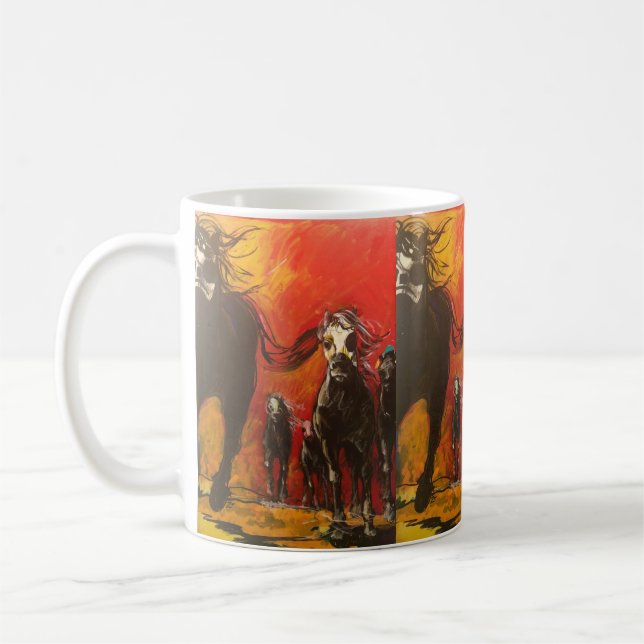 Thoroughbred's Thrill Coffee Mug (Left)