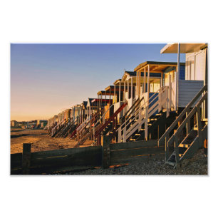 Thorpe Bay Beach Huts Essex England Photo Print