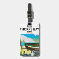 Thorpe bay Essex Seaside travel poster. T-Shirt