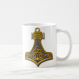 Thor's Hammer-gold Coffee Mug