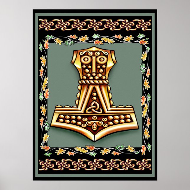 Thors Hammer Poster Print (Front)