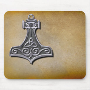 Thor's Hammer_Silver Mouse Mat