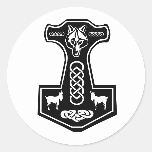 Thor's Hammer Stickers (Front)