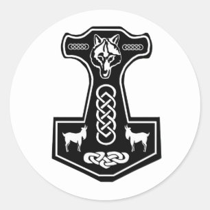 Thor's Hammer Stickers