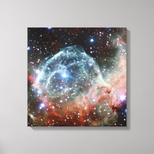 Thor's Helmet Nebula Space Canvas Print