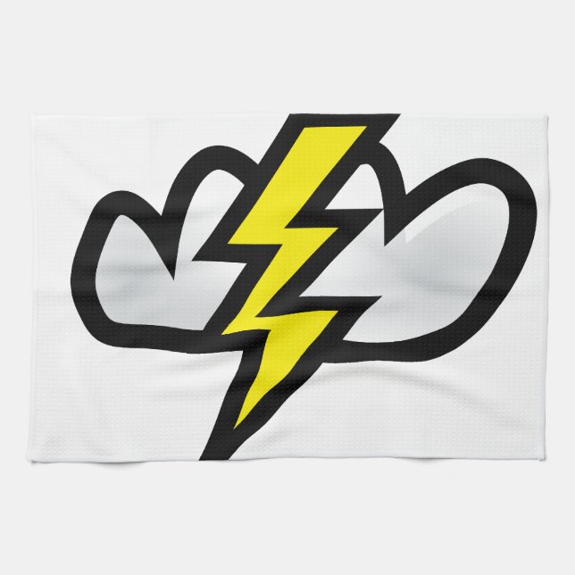 Thor's Thunder Tea Towel (Horizontal)