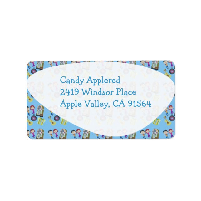 Those 50's Kids Label (Front)