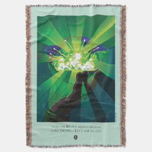 Those Are Brave Men Knocking At Our Door Throw Blanket