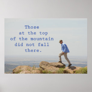 Those at the top of the mountain poster