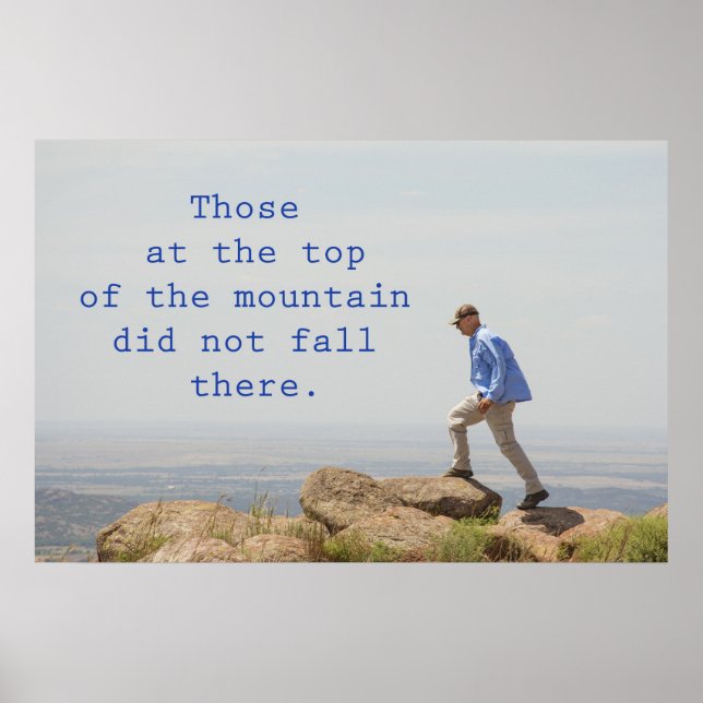Those at the top of the mountain poster (Front)