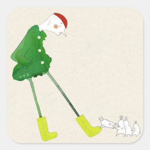 Those Boots 2014 Square Sticker