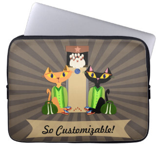 Those Cool Alley Cats Laptop Sleeve