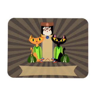 Those Cool Alley Cats Magnet